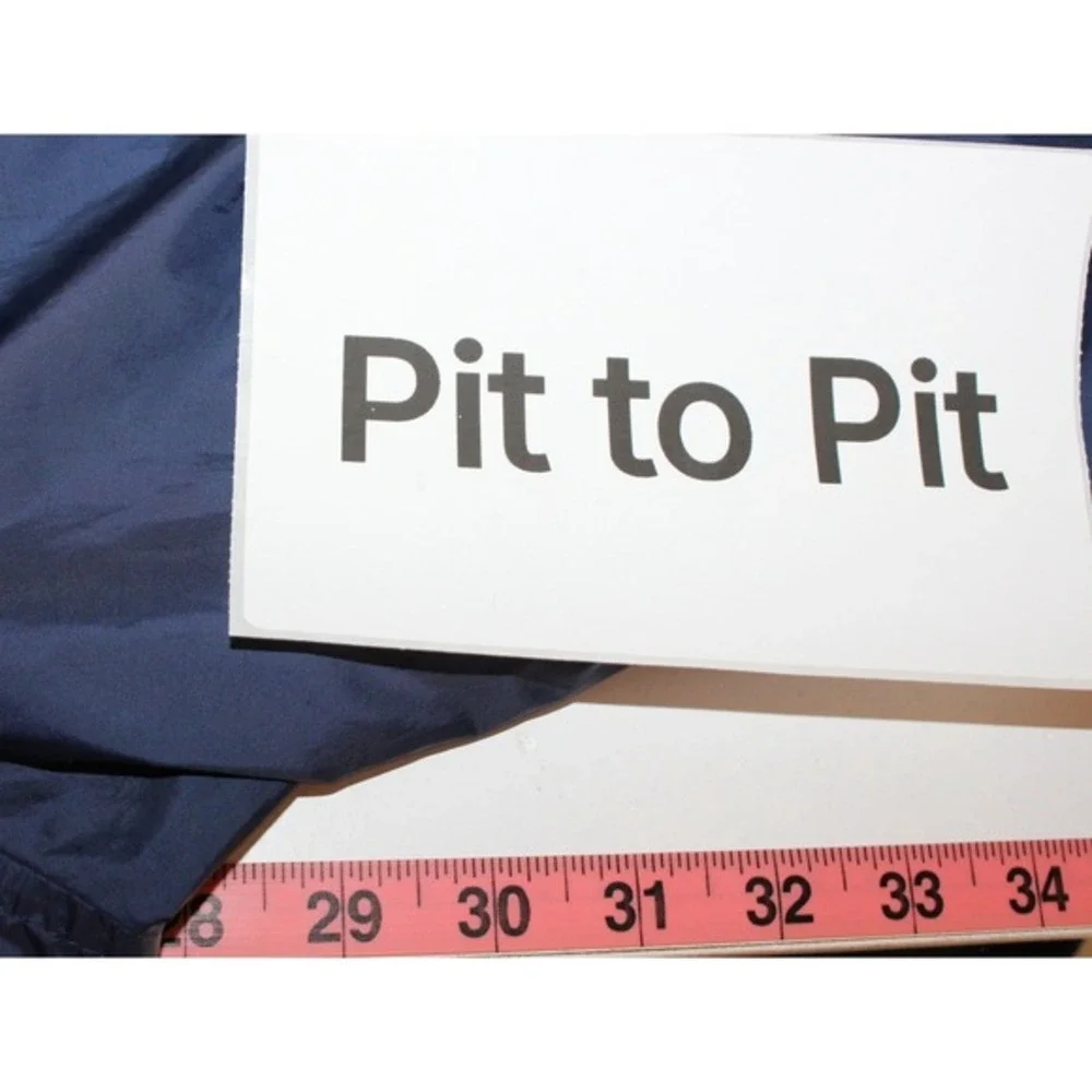 Old‎ Navy Windbreaker Jacket Hooded Cinched Waist XXL Navy Blue